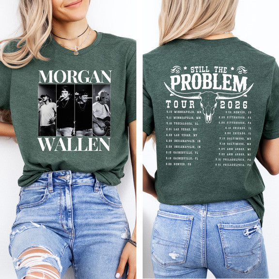 Morgan Still The Problem Tour 2026 v11 Shirt Gildan 5000, Sweatshirt & Hoodie