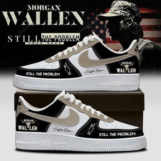Custom Name - Morgan Wallen – Still The Problem Tour 2026 v11 AF1 Shoes