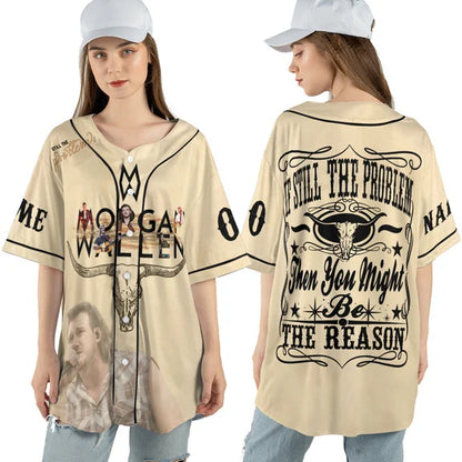Morgan WL Still The Problem 2026 Personalized Baseball Jersey Shirt
