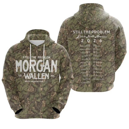 Morgan Wallen North American Tour 2026 Camo Shirt, Sweatshirt & Hoodie