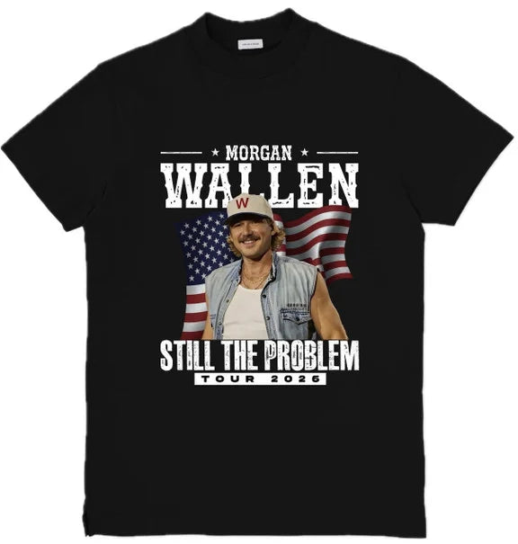 Morgan Wallen American Flag Still The Problem Shirt Gildan 5000, Sweatshirt & Hoodie