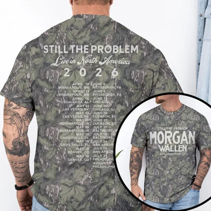 Morgan Wallen North American Tour 2026 Camo Shirt, Sweatshirt & Hoodie