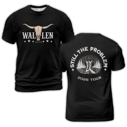 Wallen Tour 2026 Tee Shirt Gildan 5000, Sweatshirt & Hoodie