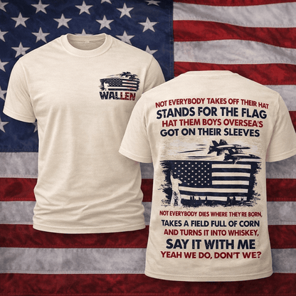 Morgan Wallen Whiskey Country Patriotic Shirt, Sweatshirt & Hoodie
