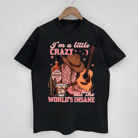 I'm A Little Crazy Morgan Wallen Shirt Gildan 5000, Sweatshirt & Hoodie