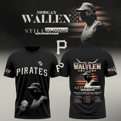 Pittsburgh Pirates x Morgan Wallen “Still The Problem Tour” Limited Edition Shirt, Sweatshirt & Hoodie