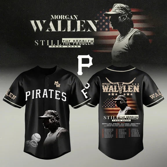 Pittsburgh Pirates x Morgan Wallen “Still The Problem Tour” Limited Edition Jersey