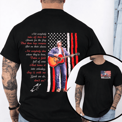 Morgan Wallen Flag American Shirt, Sweatshirt & Hoodie