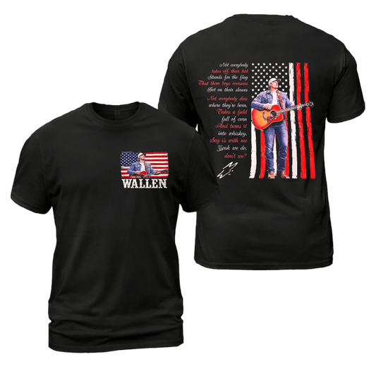 Morgan Wallen Flag American Shirt, Sweatshirt & Hoodie