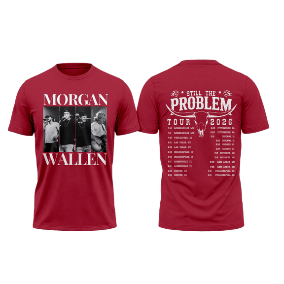 Morgan Still The Problem Tour 2026 v11 Shirt Gildan 5000, Sweatshirt & Hoodie