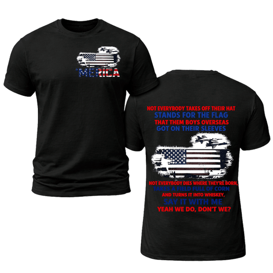 Not Everybody Stands For The Flag – Wallen Inspired Shirt, Sweatshirt & Hoodie