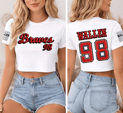 Morgan Wallen x Atlanta Braves Fan 2026 Shirt, Cropped Tee, Sweatshirt & Hoodie