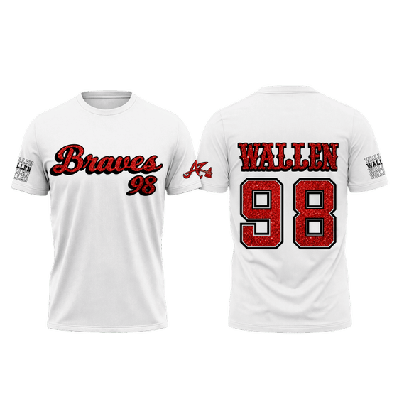 Morgan Wallen x Atlanta Braves Fan 2026 Shirt, Cropped Tee, Sweatshirt & Hoodie