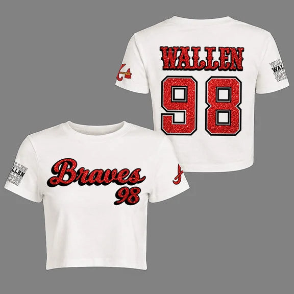 Morgan Wallen x Atlanta Braves Fan 2026 Shirt, Cropped Tee, Sweatshirt & Hoodie