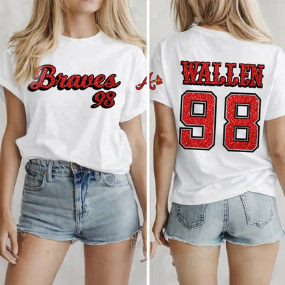 Morgan Wallen x Atlanta Braves Fan 2026 Shirt, Cropped Tee, Sweatshirt & Hoodie