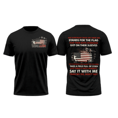 Morgan Wallen Whiskey Country Patriotic Shirt, Sweatshirt & Hoodie