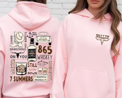 Wallen Concert Shirt, Morgan Wallen Tour Double Sided Tees Shirt Gildan 5000, Sweatshirt & Hoodie