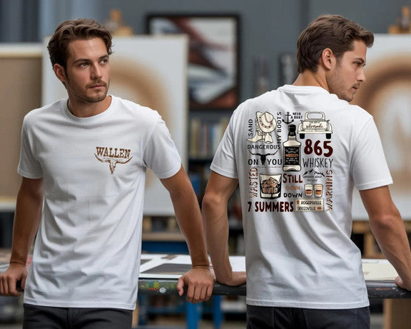 Wallen Concert Shirt, Morgan Wallen Tour Double Sided Tees Shirt Gildan 5000, Sweatshirt & Hoodie