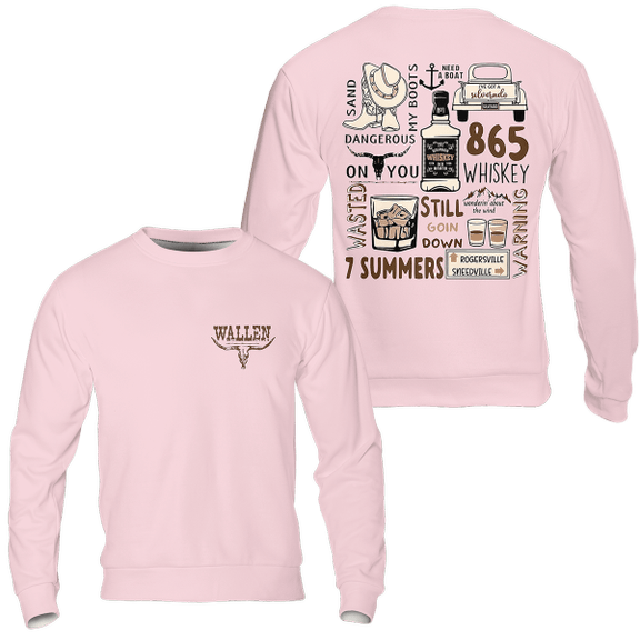 Wallen Concert Shirt, Morgan Wallen Tour Double Sided Tees Shirt Gildan 5000, Sweatshirt & Hoodie