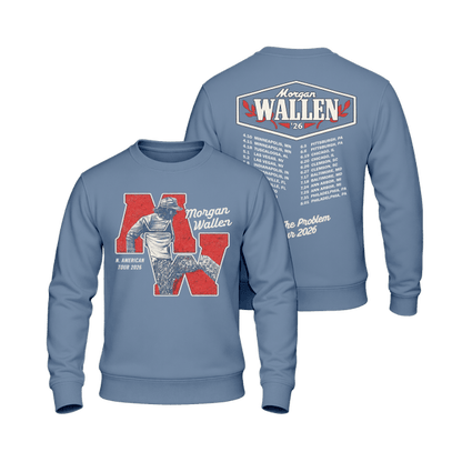Morgan Wallen Still The Problem Tour 2026 MW Graphic Shirt, Sweatshirt & Hoodie