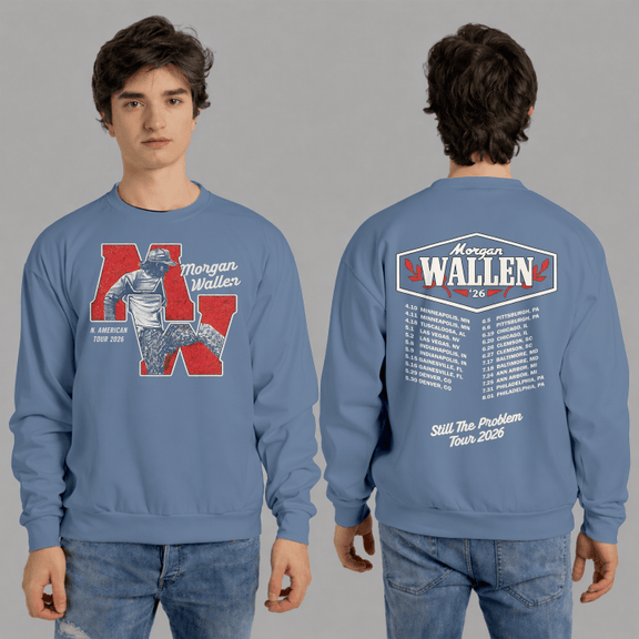 Morgan Wallen Still The Problem Tour 2026 MW Graphic Shirt, Sweatshirt & Hoodie