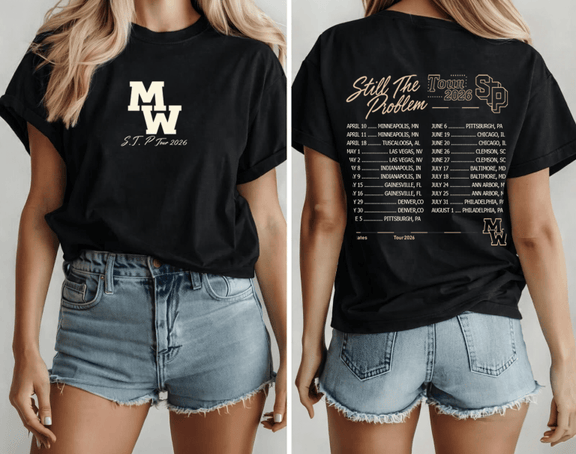 Morgan Wallen Hoodie Vintage Tour 2026 MW Tee Shirt Gildan 5000, Sweatshirt & Hoodie