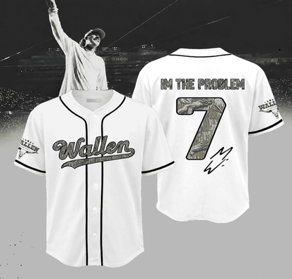 Morgan Wallen Tour 2025 & Tour 2026 Baseball Jersey