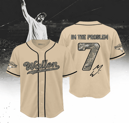 Morgan Wallen Tour 2025 & Tour 2026 Baseball Jersey