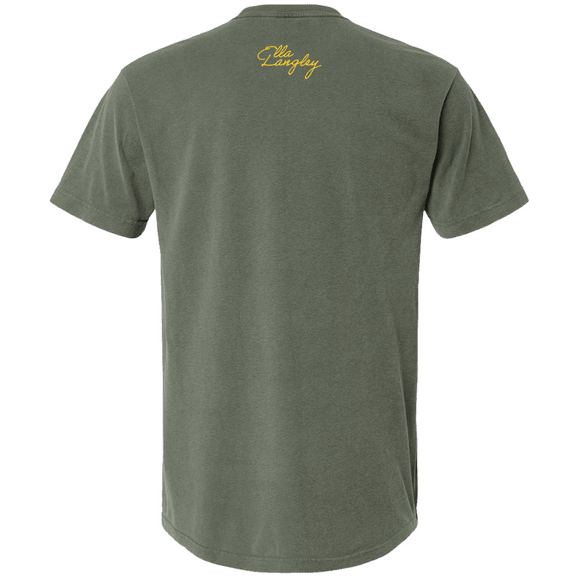 ELLA LANGLEY - GREEN Wash T - Shirt , Sweatshirt & Hoodie