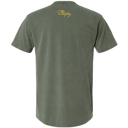 ELLA LANGLEY - GREEN Wash T - Shirt , Sweatshirt & Hoodie
