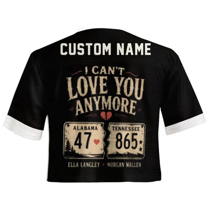 Morgan Wallen x Ella Langley Tour 2026 Football Jersey, Problem Jersey