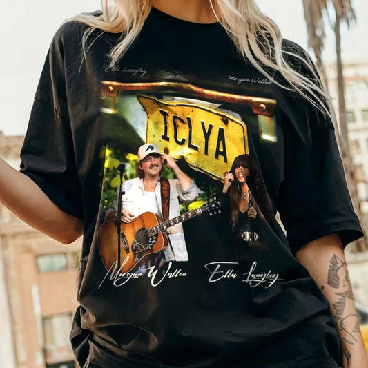 Morgan Wallen x Ella Langley ICLYA v2 Concert Shirt, Sweatshirt & Hoodie