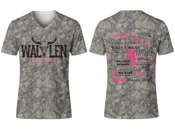 Morgan Wallen Camo Still The Problem 2026 V-Neck T-Shirt