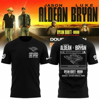 Limited Edition Jason Aldean and Luke Bryan x Washington Nationals Tshirt, Sweatshirt & Hoodie
