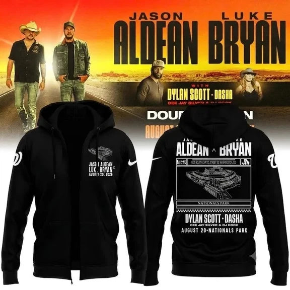 Limited Edition Jason Aldean and Luke Bryan x Washington Nationals Tshirt, Sweatshirt & Hoodie