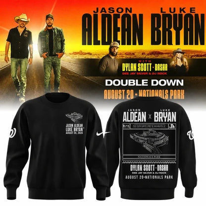 Limited Edition Jason Aldean and Luke Bryan x Washington Nationals Tshirt, Sweatshirt & Hoodie