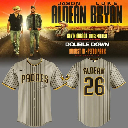 Limited Edition San Diego Padres x LB And JA Signature V2 Baseball Jersey