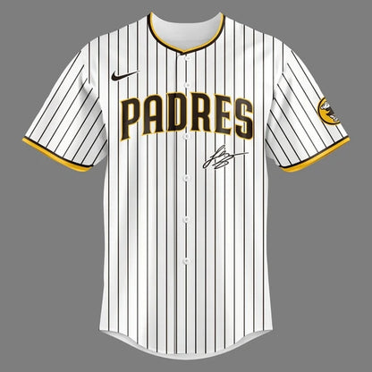 Limited Edition San Diego Padres x LB And JA Signature V2 Baseball Jersey