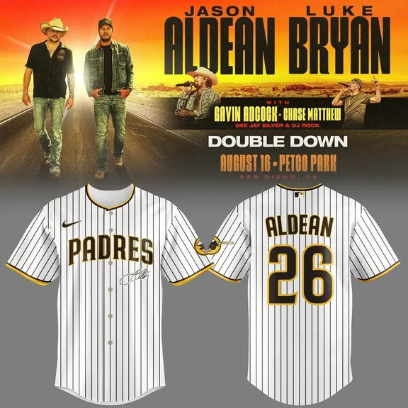 Limited Edition San Diego Padres x LB And JA Signature V3 Baseball Jersey