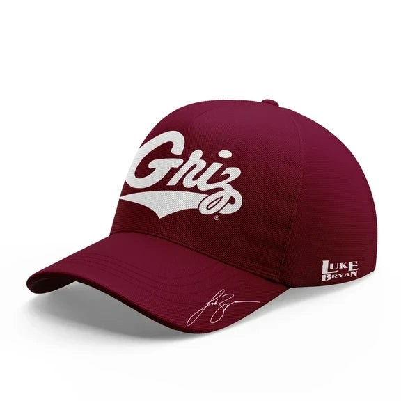 Limited Edition Montana Grizzlies x JA And LB Print Baseball Cap