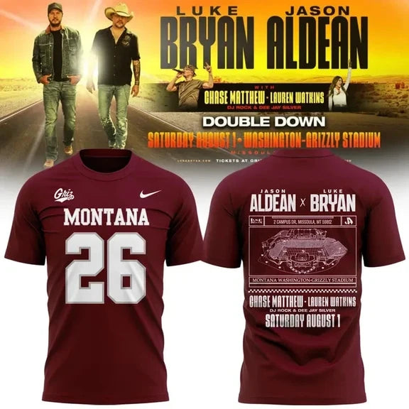Limited Edition Montana Grizzlies x JA And LB v2 Shirt Gildan 5000, Sweatshirt & Hoodie