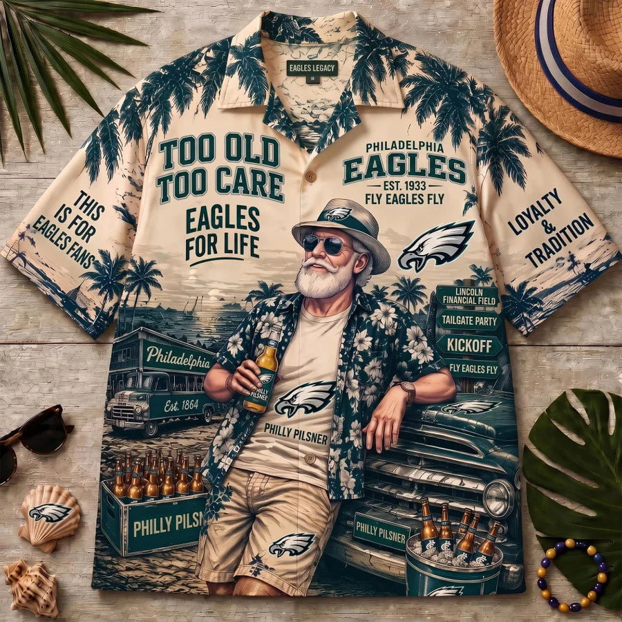 Philadelphia Eagles Team Apparel – Premium Hawaiian Shirt, Shorts Set, T-Shirt, Jersey, Sweatshirt & Hoodie