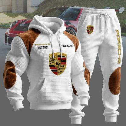 Porsche Custom Name Hoodie & Pants Set