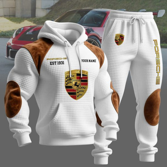 Porsche Custom Name Hoodie & Pants Set