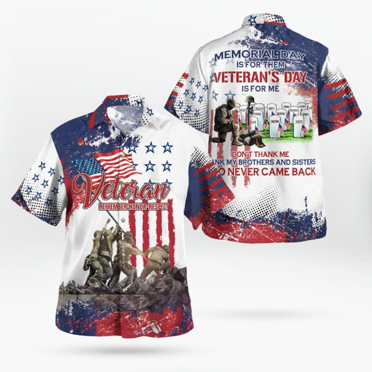 Memorial Day Is For Them, Veteran Day Is For Me
