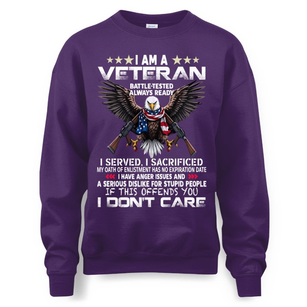 Veteran I Served I Sacrificed Crewneck