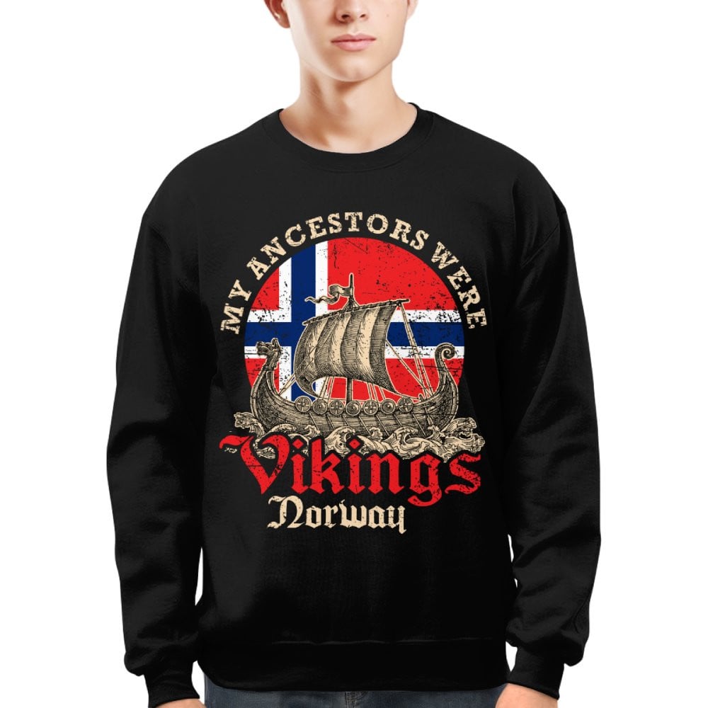 Norwegian Norway Viking Ship Flag