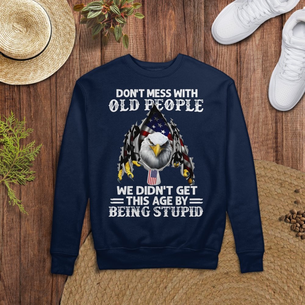 Veteran US Eagle Don't Mess With Old People