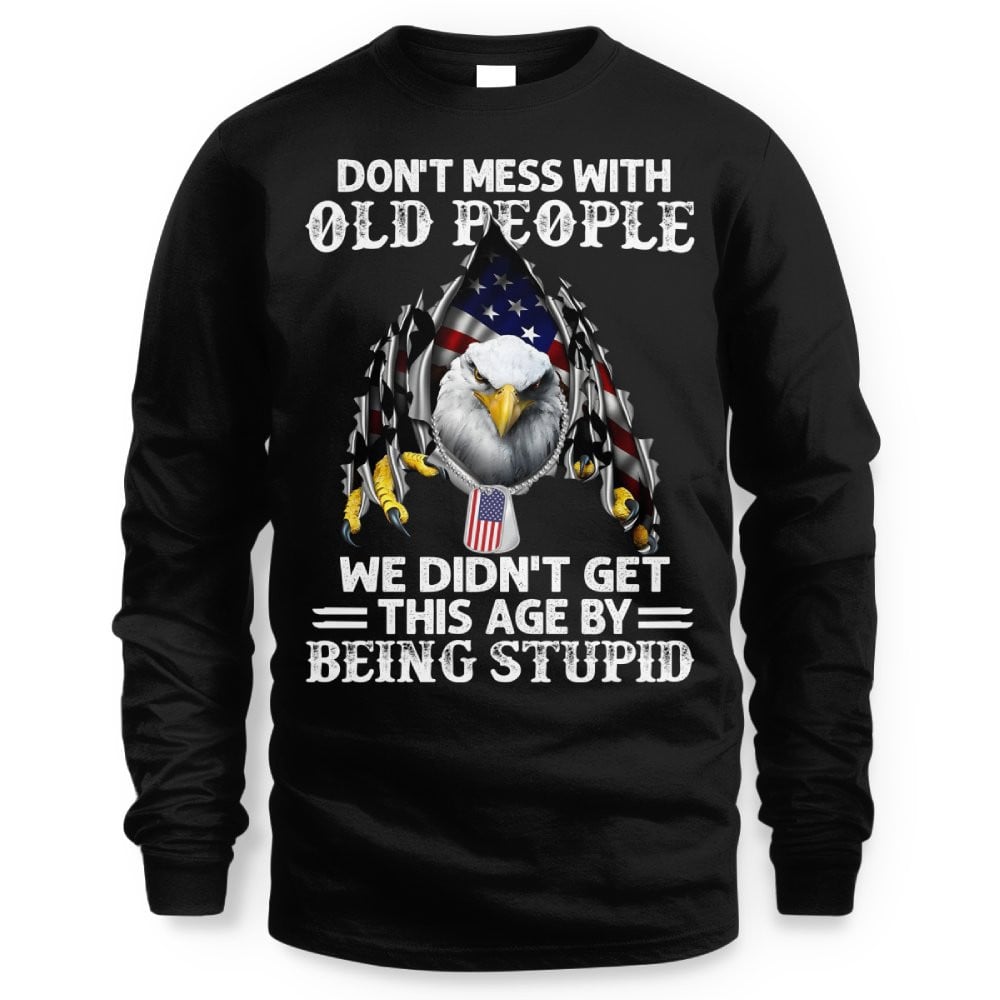 Veteran US Eagle Don't Mess With Old People
