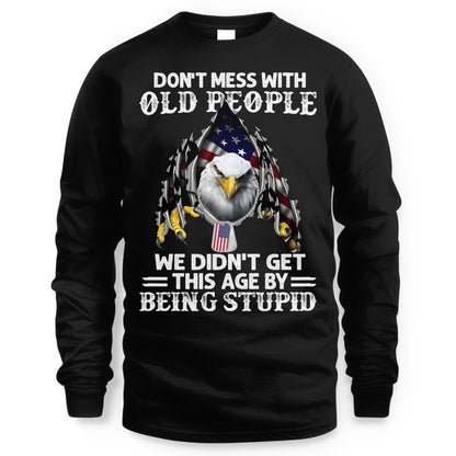 Veteran US Eagle Don't Mess With Old People